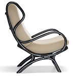Дизайнерское кресло из ротанга Gio Ponti CONTINUUM D.163.7 BY BONACINA 1889 Armchair варинант исполнения - 7 | Loft Concept в Костроме