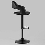 Барный стул черного цвета Strohach варинант исполнения - 2 | Loft Concept в Костроме