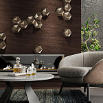 Гипсовая 3D панель с принтографией PM-41 варинант исполнения - 1 | Loft Concept в Костроме