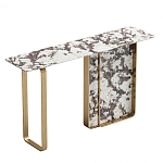 Консоль с прямоугольной мраморной столешницей Vivian Console варинант исполнения - 1 | Loft Concept в Костроме