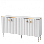 Консоль с дверками и белым рельефным фасадом Expanses of Beauty варинант исполнения - 2 | Loft Concept в Костроме