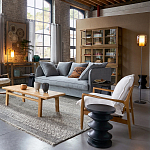 Фигурный приставной столик черного цвета AMORPHOUS варинант исполнения - 6 | Loft Concept в Костроме