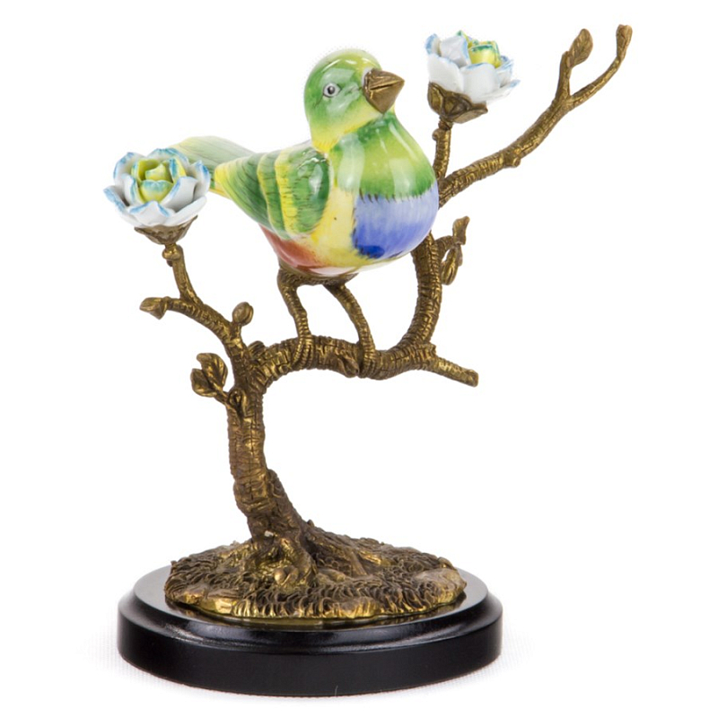 Статуэтка Light Green Bird Мульти Бронза Статуэтка Light Green Bird Мульти Бронза в Костроме | Loft Concept