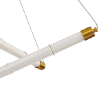 Светодиодная люстра Trumpet Tube Brass  варинант исполнения - 3 | Loft Concept в Костроме