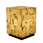 Торшер прямоугольный из натурального камня Calcite Geometry варинант исполнения - 6 | Loft Concept в Костроме