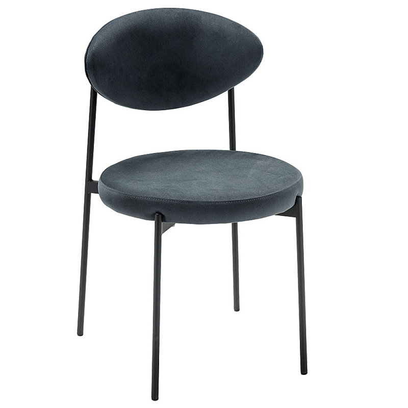Стул металлический с мягкой спинкой и сиденьем из велюра Alfie Chair Мульти Стул металлический с мягкой спинкой и сиденьем из велюра Alfie Chair Мульти в Костроме | Loft Concept