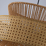 Подвесной светильник с абажуром из натуральных материалов Light Inside the Cell варинант исполнения - 7 | Loft Concept в Костроме