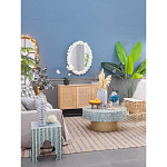 Зеркало овальное с багетом в виде кораллов Coral Dеcor варинант исполнения - 4 | Loft Concept в Костроме