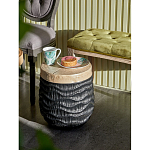 Приставной столик с фактурой под натуральное дерево Immortality варинант исполнения - 4 | Loft Concept в Костроме