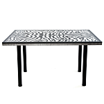 Стол обеденный из натурального мрамора Marble BW Accent Table варинант исполнения - 1 | Loft Concept в Костроме