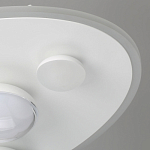 Потолочный светильник овальной формы белого цвета с 7-ю лампами Lunar Pebbles варинант исполнения - 9 | Loft Concept в Костроме