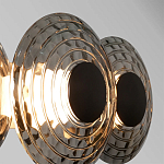 Бра из трех стеклянных фактурных дисков Eyepiece варинант исполнения - 2 | Loft Concept в Костроме