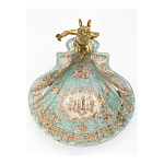 Блюдо с бронзовым ангелом Porcelain Angels of Paradise варинант исполнения - 3 | Loft Concept в Костроме