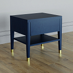 Прикроватная тумбочка с ящиком Elsa Dreams Blue варинант исполнения - 4 | Loft Concept в Костроме