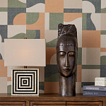 Настольная лампа с квадратным основанием и прямоугольным абажуром Neat Lines варинант исполнения - 5 | Loft Concept в Костроме