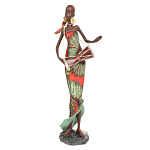 Фигурка негритянка с барабаном Ethno girl варинант исполнения - 1 | Loft Concept в Костроме