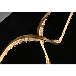 Подвесной светильник обрамленный элементами в виде кристаллов Smooth Shine варинант исполнения - 4 | Loft Concept в Костроме