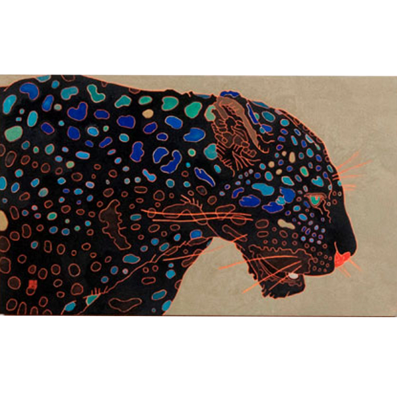 Картина Чёрный Ягуар Black Predatory Jaguar Мульти Картина Чёрный Ягуар Black Predatory Jaguar Мульти в Костроме | Loft Concept