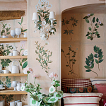 Обои ручная роспись Botanical Studies Cutter colourway варинант исполнения - 3 | Loft Concept в Костроме