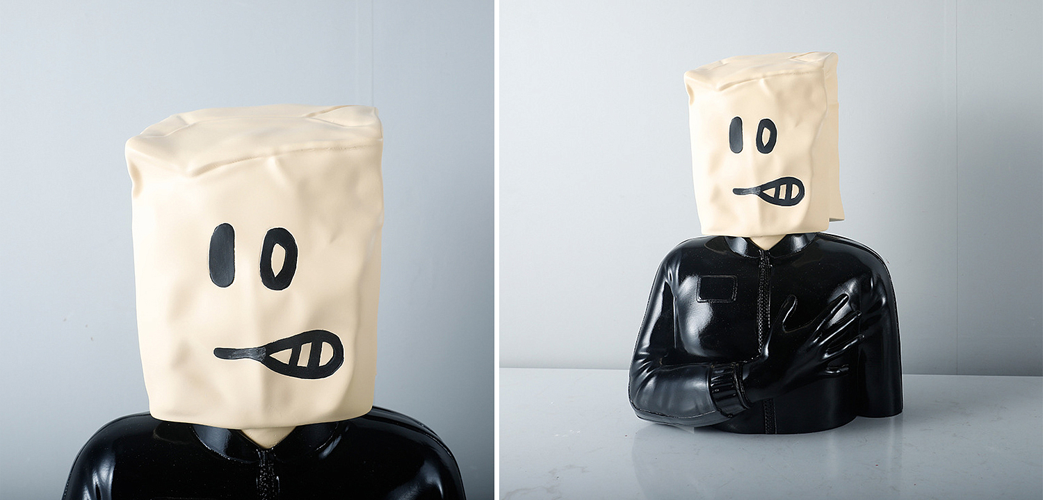 Статуэтка Banksy Package on Head Статуэтка Banksy Package on Head - Loft-Concept в Костроме