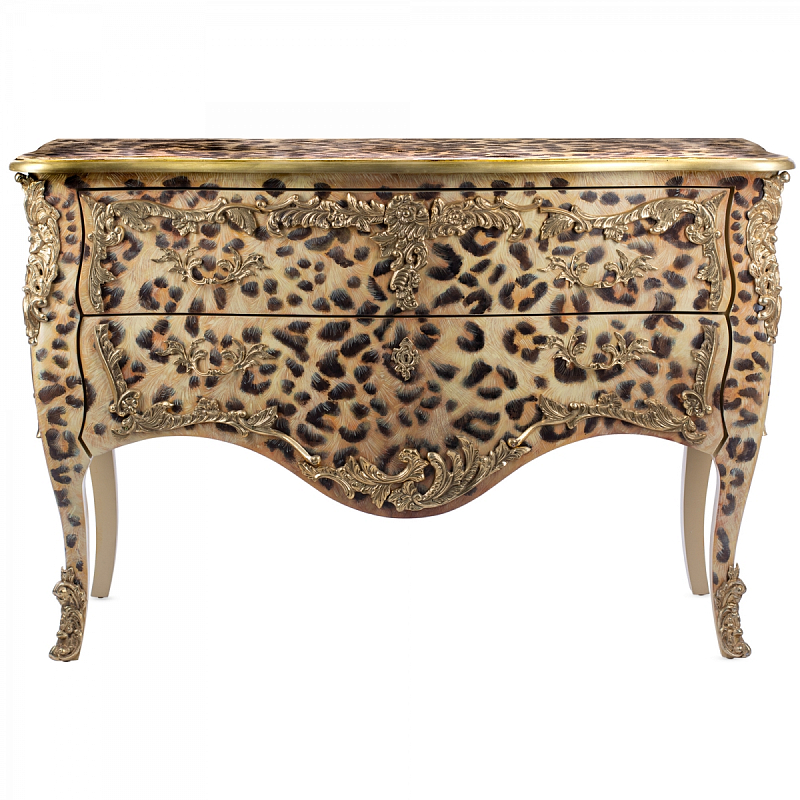 Комод стиль рококо Ref 573 Commode L. XV Leopard Комод стиль рококо Ref 573 Commode L. XV Leopard в Костроме | Loft Concept