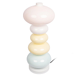 Настольная лампа из стеклянных сфер в пастельных тонах Высота 48 см Pastel Lunaria варинант исполнения - 2 | Loft Concept в Костроме