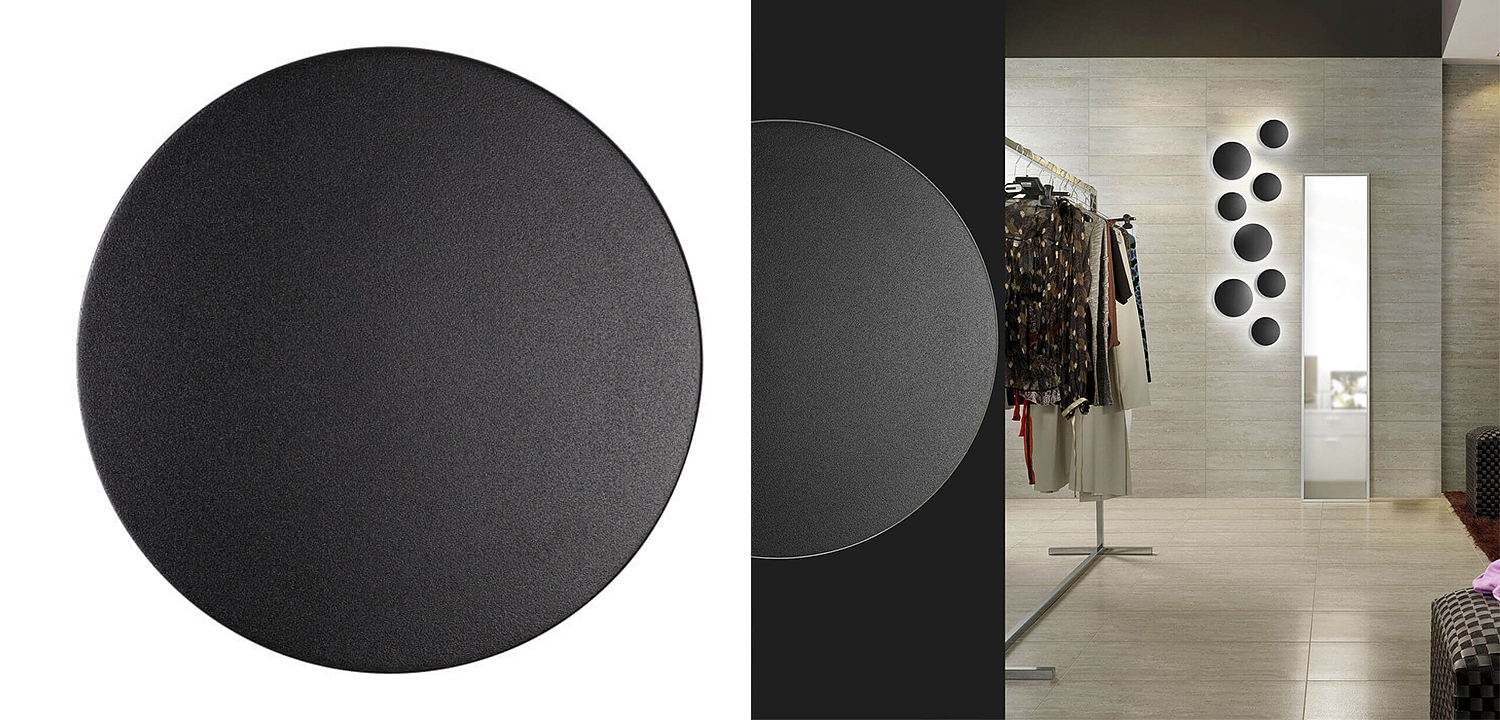 Бра Disco Piatto Black Sconce Бра Disco Piatto Black Sconce - Loft-Concept в Костроме