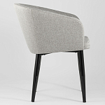 Мягкое кресло на металлических ножках Shaggy Grey варинант исполнения - 2 | Loft Concept в Костроме