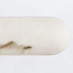 Бра для ванных комнат вертикальное с вытянутым плафоном из алебастра Hinkley варинант исполнения - 5 | Loft Concept в Костроме