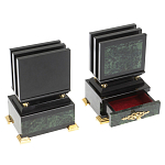 Настольный письменный набор из нефрита в подарочной коробке Victorious варинант исполнения - 11 | Loft Concept в Костроме