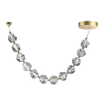 Подвесной светильник из прозрачных шаров Bubbles Bocci варинант исполнения - 5 | Loft Concept в Костроме