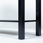 Черная консоль с выдвижными ящиками Monica варинант исполнения - 4 | Loft Concept в Костроме