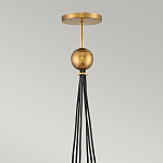 Подвесной светильник с шестью прозрачными стеклянными шарообразными плафонами Hinkley варинант исполнения - 5 | Loft Concept в Костроме