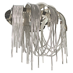 Бра с металиическими цепочками и дугообразными элементами Atlantis Chain варинант исполнения - 5 | Loft Concept в Костроме