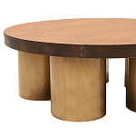 Круглый кофейный стол Stokes Coffee Table варинант исполнения - 3 | Loft Concept в Костроме