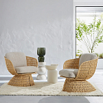 Приставной столик белого цвета Bead варинант исполнения - 4 | Loft Concept в Костроме