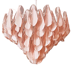 Люстра из стекляных розовых лепестков Petalled Illuminator варинант исполнения - 3 | Loft Concept в Костроме