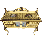 Комод деревянный Illustration of flowers варинант исполнения - 2 | Loft Concept в Костроме