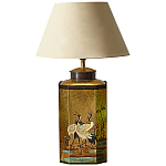 Настольная лампа Шинуазри с абажуром Golden Garden Chinoiserie Table Lamp варинант исполнения - 1 | Loft Concept в Костроме