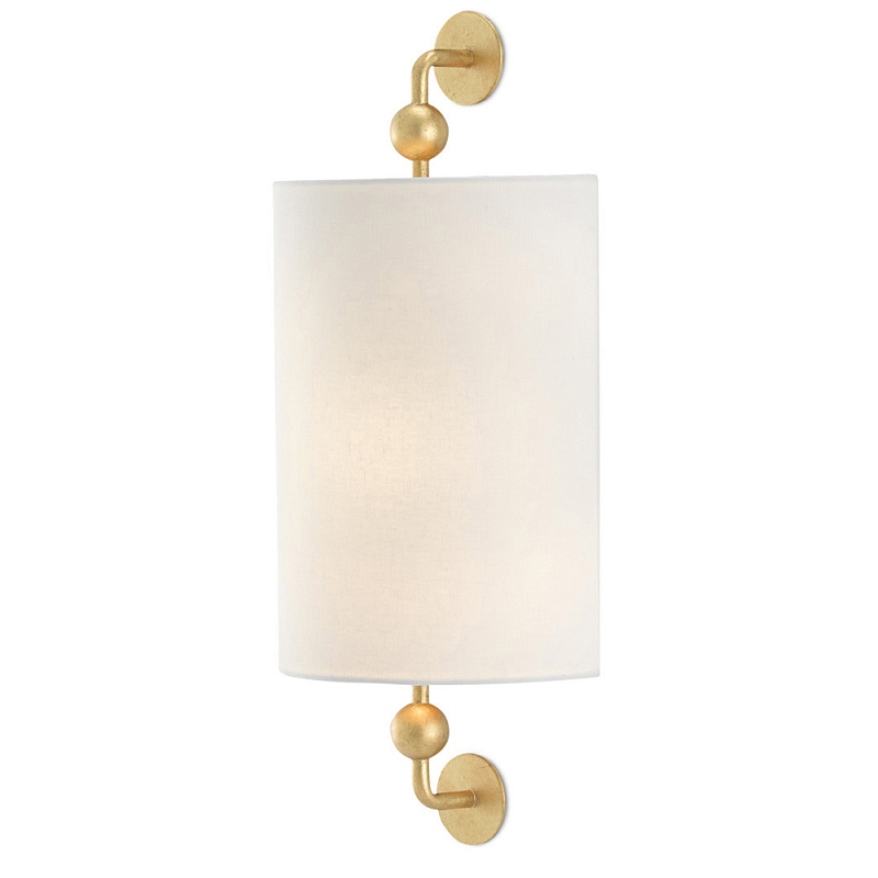 Бра светодиодное с полукруглым тканевым абажуром Sconce on Bracket Серебряный Золотой Бра светодиодное с полукруглым тканевым абажуром Sconce on Bracket Серебряный Золотой в Костроме | Loft Concept
