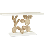 Консоль прямоугольная белая с основанием в виде кактуса Cactus варинант исполнения - 1 | Loft Concept в Костроме