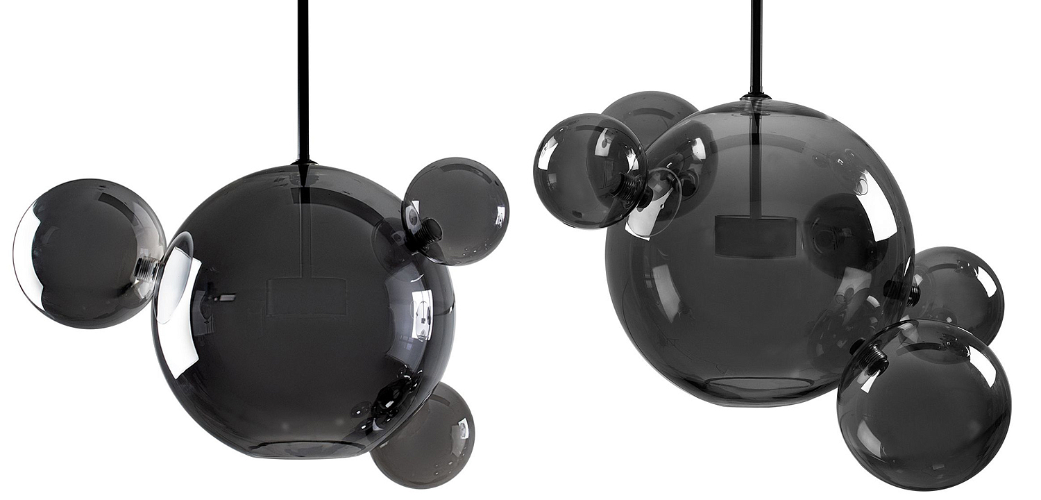 Люстра Bolle Circular Chandelier 14 BUBBLE Giopato & Coombes smoky Люстра Bolle Circular Chandelier 14 BUBBLE Giopato & Coombes smoky - Loft-Concept в Костроме