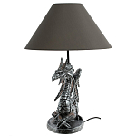 Настольная лампа с абажуром Дракон Silver Dragon варинант исполнения - 4 | Loft Concept в Костроме