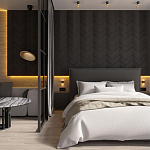 Гипсовая 3D панель с принтографией PE-08 варинант исполнения - 1 | Loft Concept в Костроме