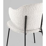 Стул Bellamy букле светло-серый варинант исполнения - 3 | Loft Concept в Костроме