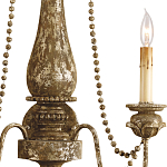 Бра состаренное с нитями из бусин Aged Silhouette варинант исполнения - 1 | Loft Concept в Костроме