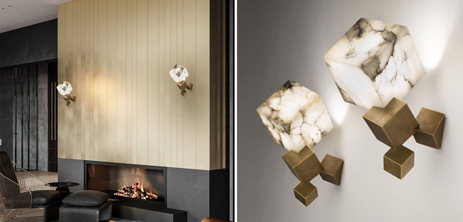 Бра Marble Cube Wall lamp Бра Marble Cube Wall lamp - Loft-Concept в Костроме
