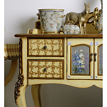 Комод деревянный Illustration of flowers варинант исполнения - 5 | Loft Concept в Костроме