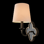 Бра с белым текстильным абажуром и фигурным основанием с зеркальной вставкой Vitorino варинант исполнения - 15 | Loft Concept в Костроме