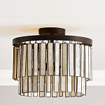 Потолочный светильник с подвесами из перламутра Unique Shine Effect варинант исполнения - 2 | Loft Concept в Костроме